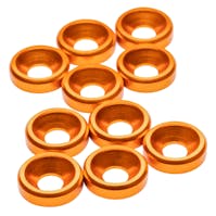 #1U-80359 - 1up M3 Countersunk Washers - Orange - 10pcs