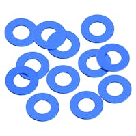 #1U-80391 - 1up 3x6x0.25mm Precision aluminium Shims - Blue - 12pcs