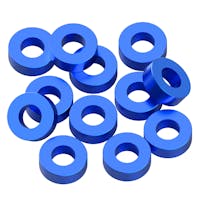 #1U-80396 - 1up 3x6x2mm Precision aluminium Shims - Blue - 12pcs