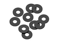 #1U-80401 - 1up 3x8x0.5mm Precision aluminium Shims - Black - 10pcs