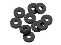 #1U-80404 - 1up 3x8x2mm Precision aluminium Shims - Black - 10pcs