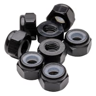 #1U-80505 - 1up M3 Premium aluminium Locknuts - Black - 8pcs
