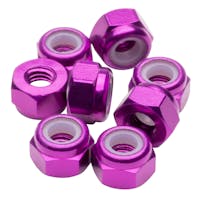 #1U-80525 - 1up M3 aluminium Locknuts - Purple - 8pcs