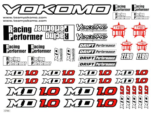#ZC-MD1-1 - Yokomo MD1 Decal
