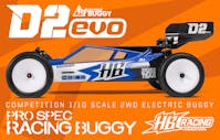 #HB-204240 - HB D2 EVO 1/10 2WD BUGGY KIT