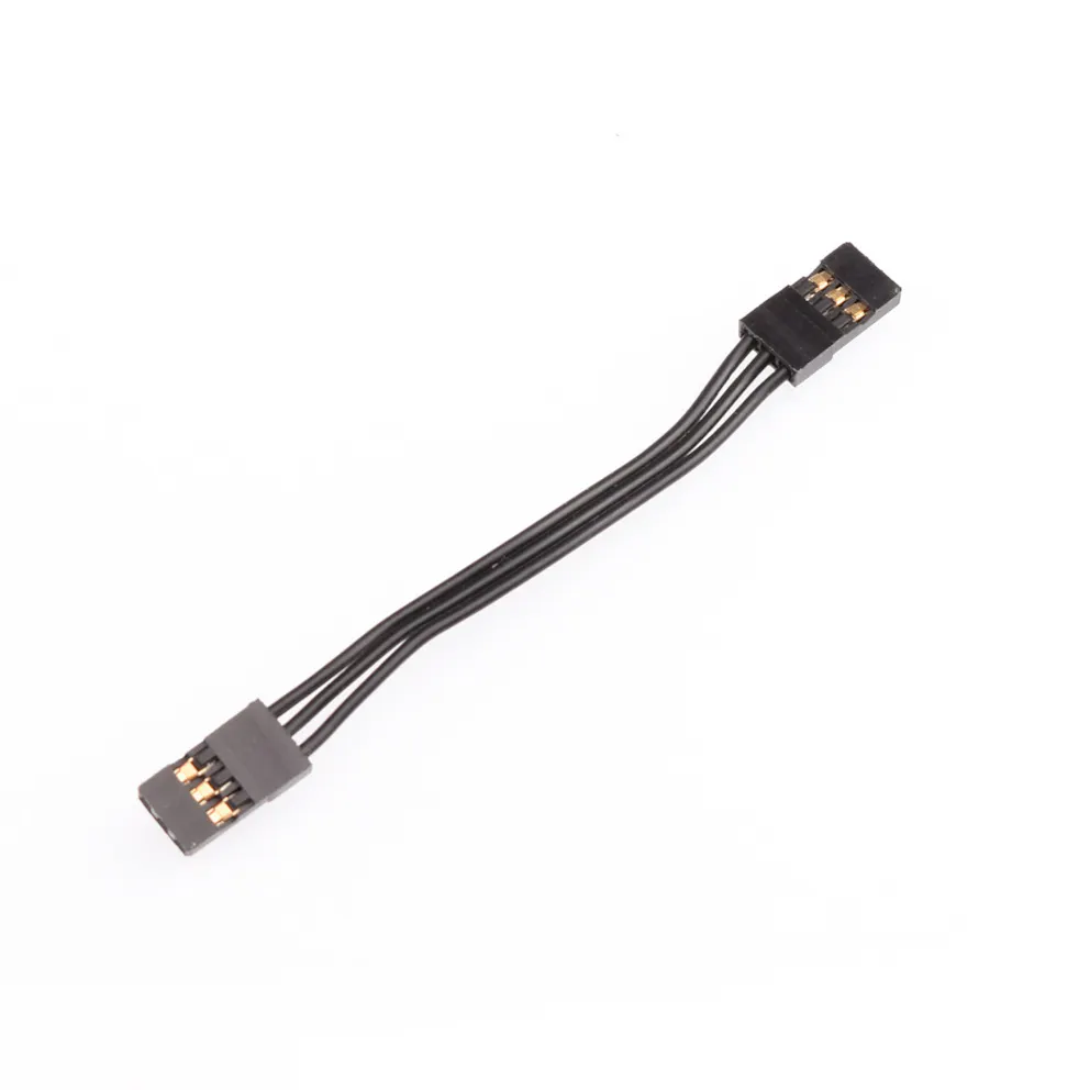 #RP-0470 - RUDDOG RX Connector Wire Black 60mm (JR Male to JR Male)