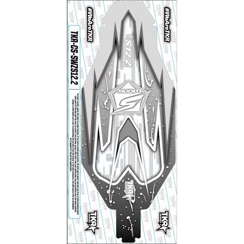 #TKR-CS-SWZS122 - TKR Custom Chassis Skin - S WORKZ S12-2