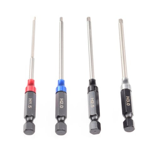 #RP-0668 - RUDDOG Metric Hex 1/4" Power Tool Wrench Set (1.5 | 2.0 | 2.5 | 3.0mm)