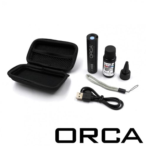#OR-GU22LB15GSE - ORCA lexan body repair and reinforce glue with UV emitter set (inc hard case)