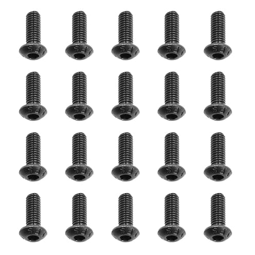 #LCSK40 - LC Racing Round Head Screws - M2.6x8mm - 20 Pcs