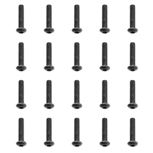 #LCSK42 - LC Racing Round Head Screws - M2.6x14mm - 20 Pcs
