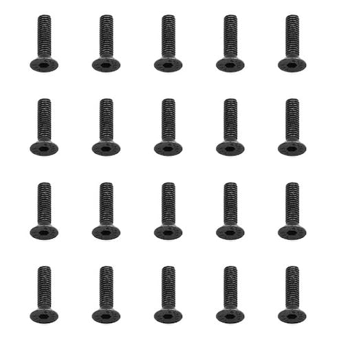 #LCSK46 - LC Racing Countersunk Screws - M2.6x12mm - 20 Pcs