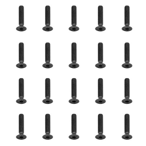 #LCSK47 - LC Racing Countersunk Screws - M2.6x14mm - 20 Pcs