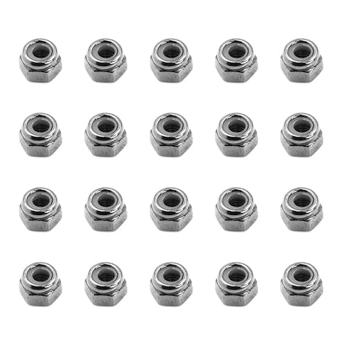 #LCSK48 - LC Racing M4 Lock Nuts - 20 Pcs