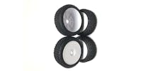 #K.IFTH005W - KYOSHO Inferno MP9 V2 Readyset Glued on rim Tyres (4)