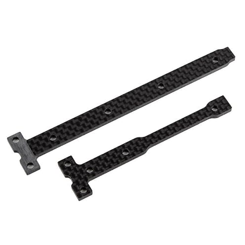 #AS92365 - TEAM ASSOCIATED B74.2 FT 2.5MM C/F STIFF CHASSIS BRACE SET