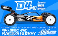 #HB-204820 - HB RACING D4 EVO3 1/10 4WD BUGGY KIT