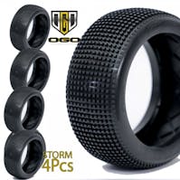 OGO #OGO-0304-BS - OGO 1/8th Buggy Storm Soft Orange Dot 4pcs