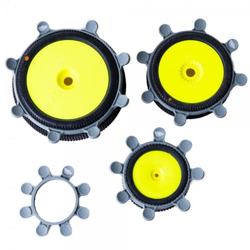 #RCPJ-A024-GR - RC-Project Tyre Gluing Bands - 4 pcs - GREY