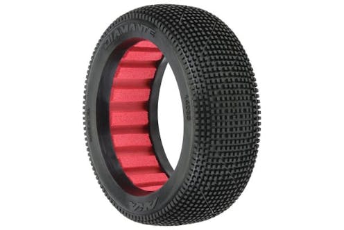 #AKA14035QR - AKA Diamante 1:8 Buggy Tyre Super Soft Longwear with Insert (2)