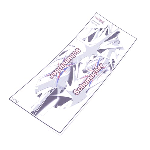 #U8503 - SCHUMACHER CHASSIS SKIN - L1R