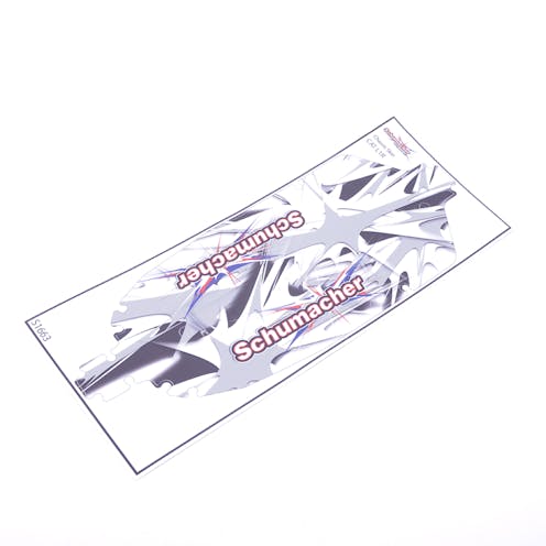 #U8504 - SCHUMACHER CHASSIS SKIN WITH HOLES - L1R