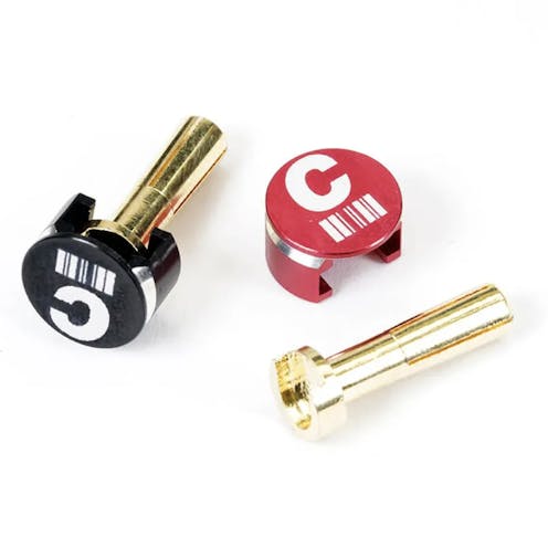 #C0345 - CENTRO LOWPRO HEATSINK PLUG CONNECTOR GRIPS W/4MM BULLETS