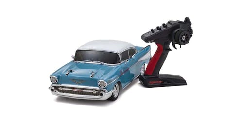 NEW #K.34433T1B - Kyosho Fazer MK2 (L) Chevy Bel Air Coupe 1957 Turquoise 1:10 Readyset