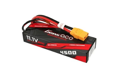 #GE3-4500S-3X9-60 - Gens ace Bashing LiPo 3S 11.1V-4500-60C (XT90) 138x47x25mm 306g