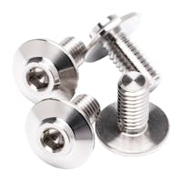 #1U-700021 - 1Up Racing - Pro Duty titanium screws - M3 x 6mm Lockdown head (4)
