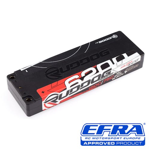#RP0680 - RUDDOG Racing 6200mAh 150C/75C 7.6V Ultra-LCG Stick Pack LiPo-HV Battery