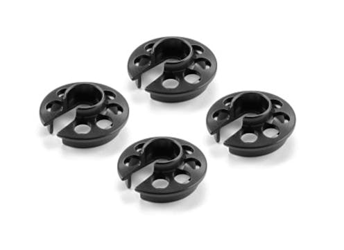 #XR308033-K - XLP ALU XRAY SHOCK SPRING RETAINING COLLAR - BLACK (4)