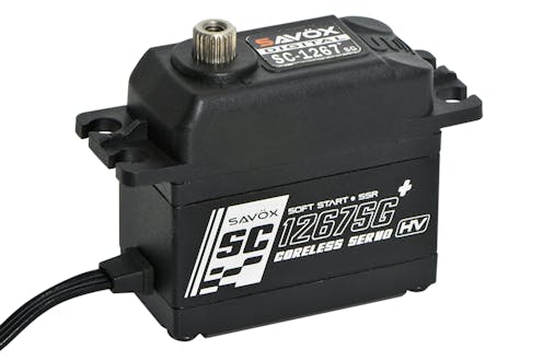 #SAV-SC1267SGB+ - SAVOX HV BLACK EDITION STD DIGITAL SERVO 21KG@7.4V PLUS