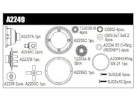 #A2249 - MUGEN Differential Komplettset