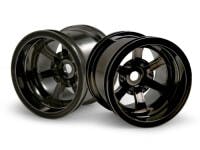 HPI3089 HPI SCORCH 6 SPOKE WHEEL BLACK CHROME