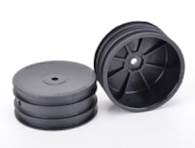 Schumacher 4wd Front Wheels (Hex) - (Black) - Off Road - pr U4495 Schumacher 4wd Front Wheels (Hex) - (Black) - Off Road - pr U4495